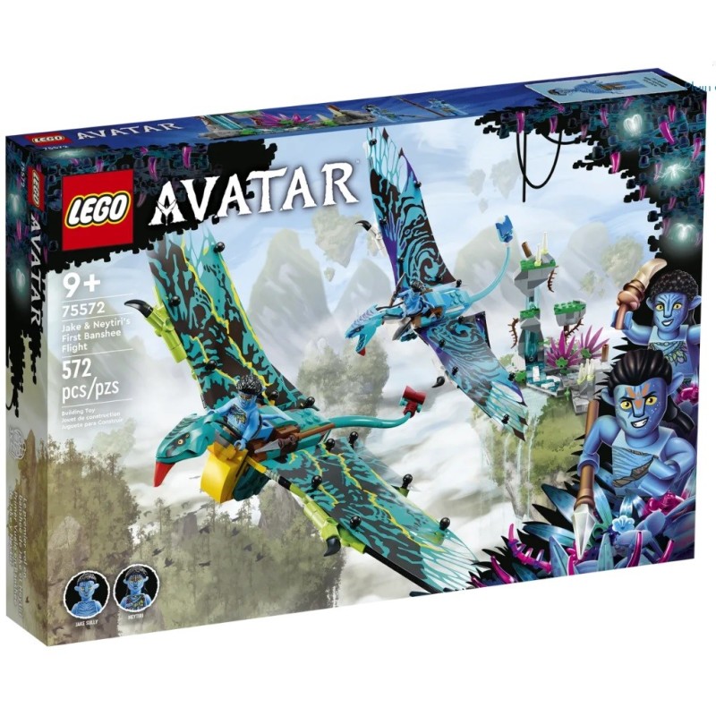 LEGO AVATAR LE PREMIER VOL EN BANSHEE DE JAKE ET NEYTIRI 75572