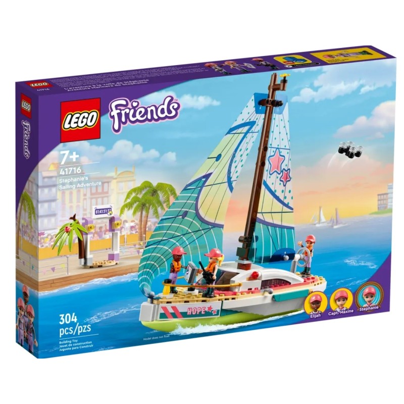 LEGO FRIENDS L AVENTURE EN MER DE STEPHANIE 41716