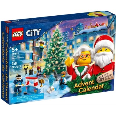 LEGO ADVENT CALENDAR CALENDRIER DE L AVENT LEGOCITY 2023 60381