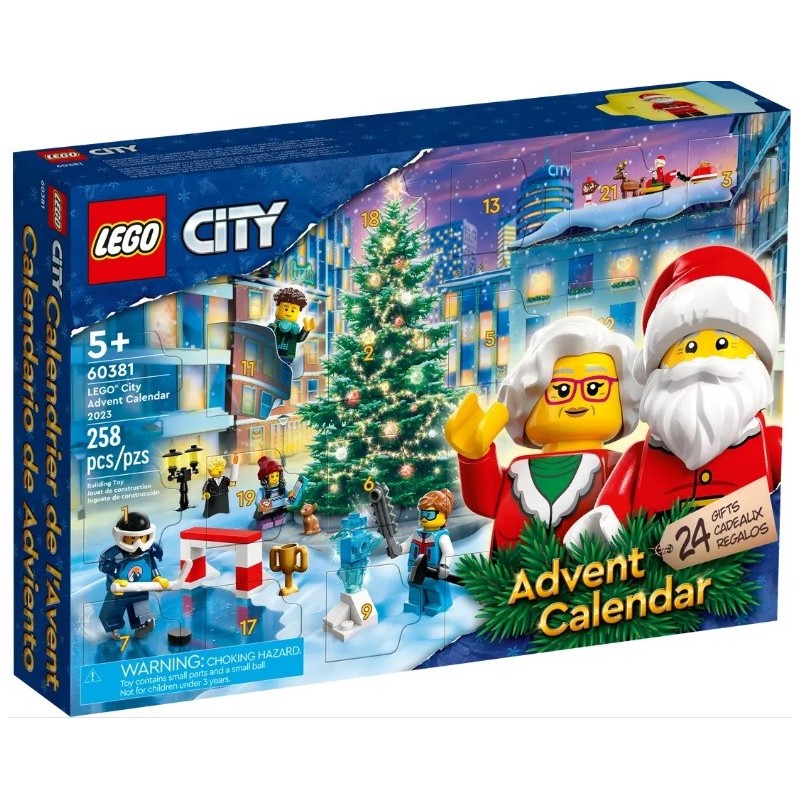 LEGO ADVENT CALENDAR CALENDRIER DE L AVENT LEGOCITY 2023 60381