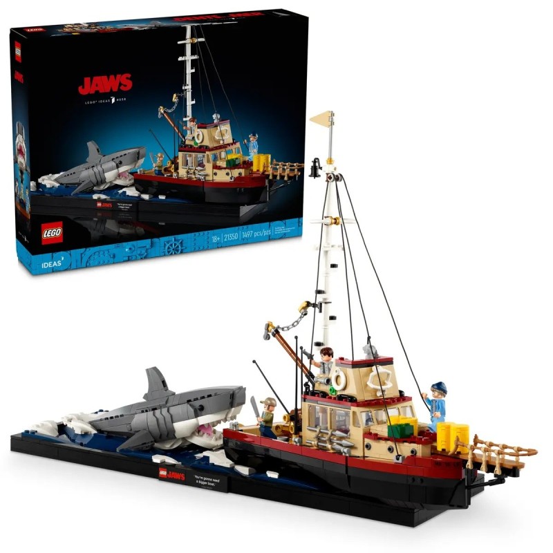 LEGO IDEAS LES DENTS DE LA MER 21350