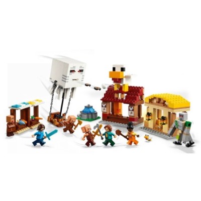 LEGO MINECRAFT LES GHASTS A L ATTAQUES DU VILLAGE 21273