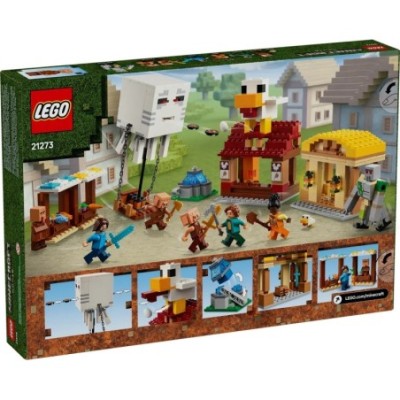 LEGO MINECRAFT LES GHASTS A L ATTAQUES DU VILLAGE 21273