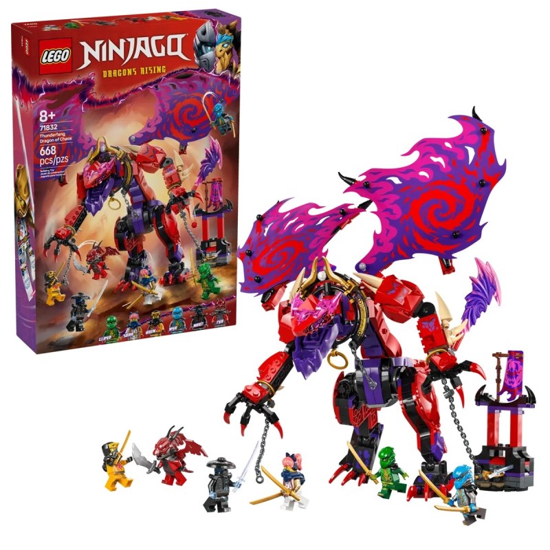 LEGO NINJAGO CROC DE TONNERRE LE DRAGON DU CHAOS 71832