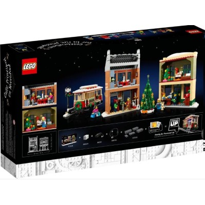 LEGO ICONS LA GRANDE RUE DECOREE POUR LES FETES 10308