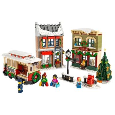 LEGO ICONS LA GRANDE RUE DECOREE POUR LES FETES 10308