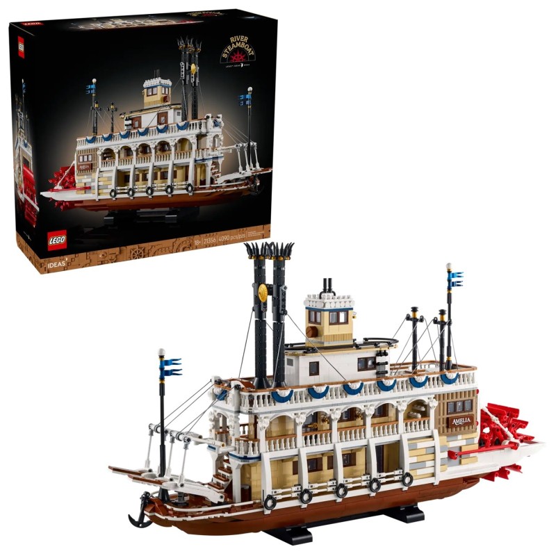 LEGO IDEAS LE BATEAU A VAPEUR DU MISSISSIPI 21356