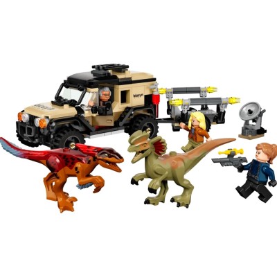 LEGO JURASSIC WORLD LE TRANSPORT DU PYRORAPTOR ET DU DILOPHOSAURUS 76951