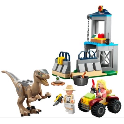 LEGO JURASSIC WORLD L EVASION DU VELOCIRAPTOR 76957