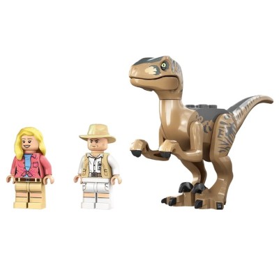 LEGO JURASSIC WORLD L EVASION DU VELOCIRAPTOR 76957