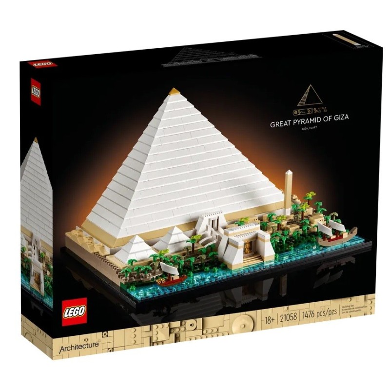 LEGO ARCHITECTURE LA GRANDE PYRAMIDE DE GIZEH 21058