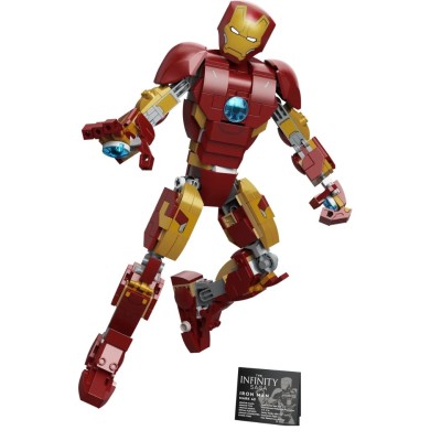 LEGO MARVEL SUPER HEROES L ARMURE ARTICULEE D IRON MAN 76206