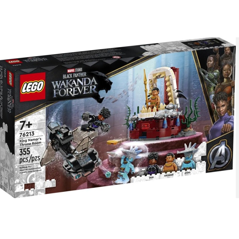 LEGO MARVEL SUPER HEROES LA SALLE DU TRONE DU ROI NAMOR 76213