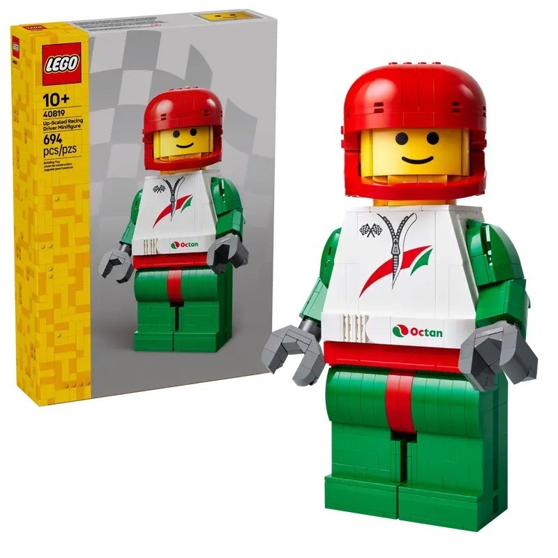 LEGO MINIFIGURINES GRANDE MINIFIGURINE DE PILOTE DE COURSE 40819