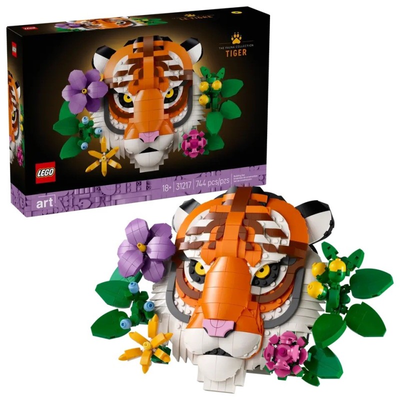 LEGO ART LA COLLECTION FAUNE LE TIGRE 31217