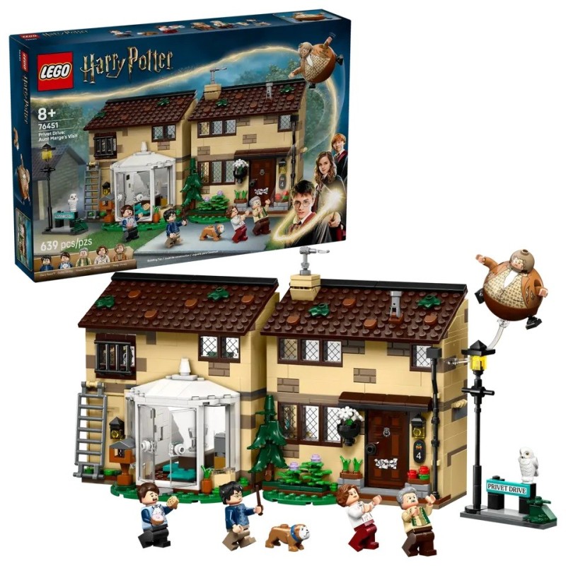 LEGO HARRY POTTER PRIVET DRIVE LA VISITE DE TANTE MARGE 76451