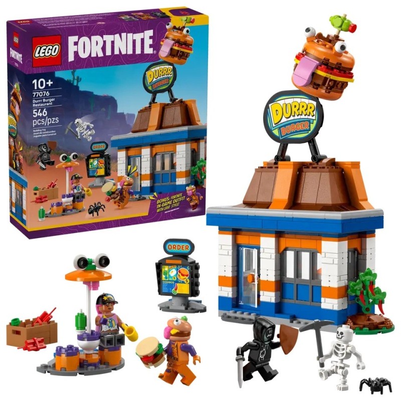 LEGO FORTNITE LE RESTAURANT DURRRR BURGER 77076