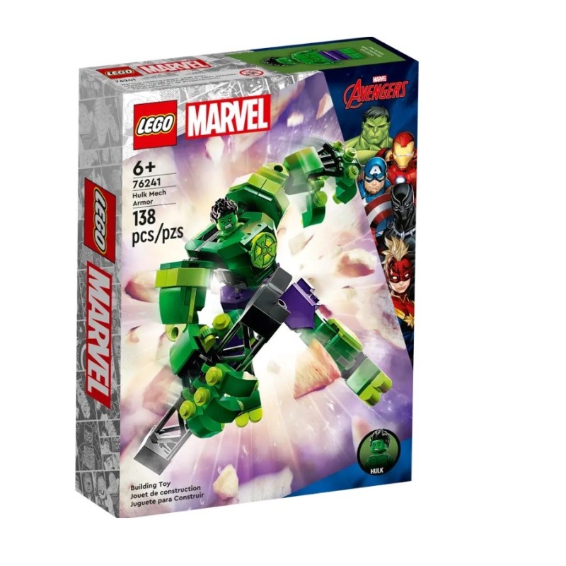 LEGO MARVEL SUPER HEROES L ARMURE ROBOT DE HULK 76241