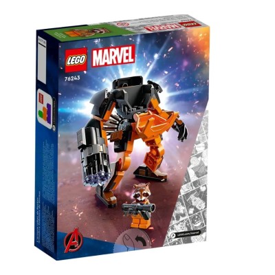 LEGO MARVEL SUPER HEROES L ARMURE ROBOT DE ROCKET 76243