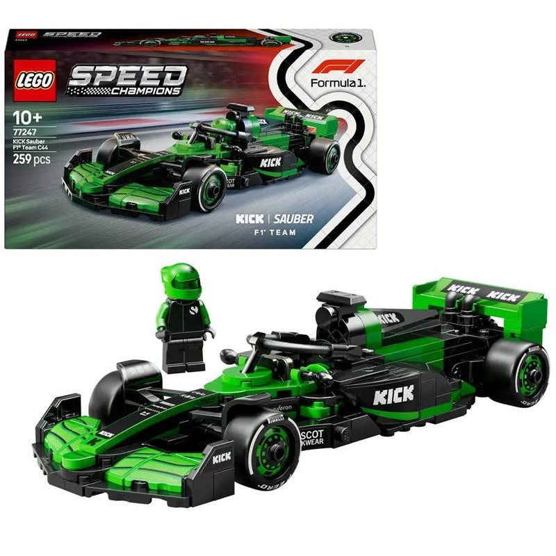 LEGO SPEED CHAMPIONS VOITURE F1 KICK SAUBER TEAM C44 77247