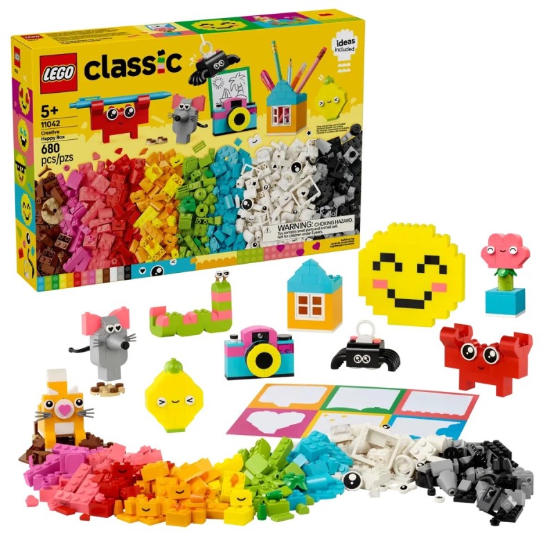 LEGO CLASSIC LA BOITE CREATIVE DU BONHEUR 11042