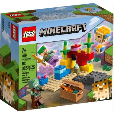 LEGO MINECRAFT LE RECIF CORALLIEN 21164