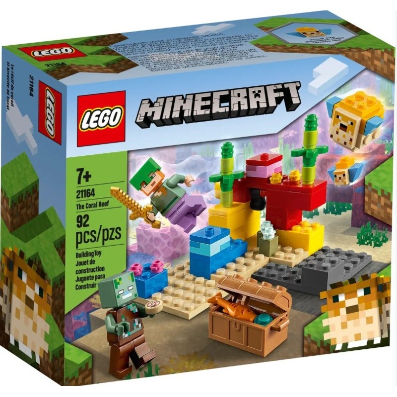 LEGO MINECRAFT LE RECIF CORALLIEN 21164