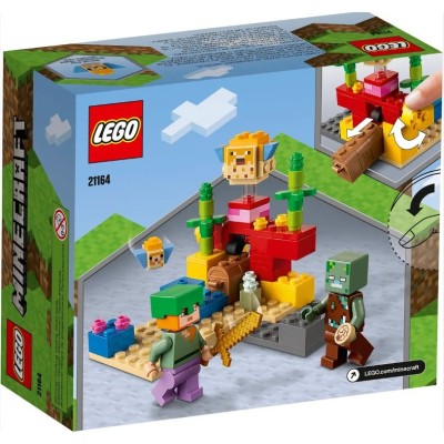LEGO MINECRAFT LE RECIF CORALLIEN 21164