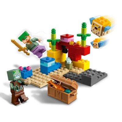LEGO MINECRAFT LE RECIF CORALLIEN 21164