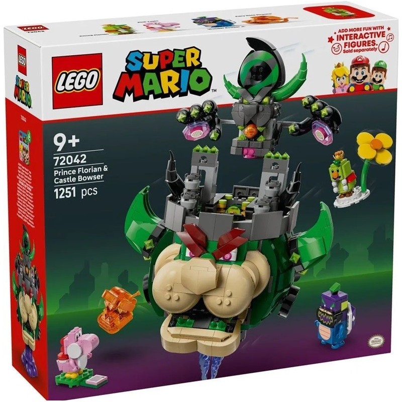 LEGO SUPER MARIO SUPE RMARIO PRINCE FLORIAN ET CHATEAU DE BOWER 72042