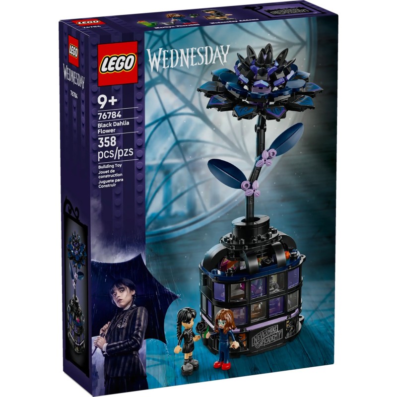 LEGO ICONS LE DAHLIA NOIR 76784