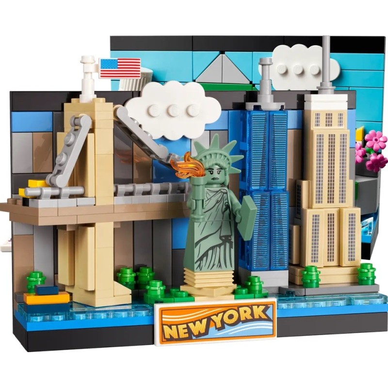 LEGO CREATOR POSTCARD NEW YORK 40519