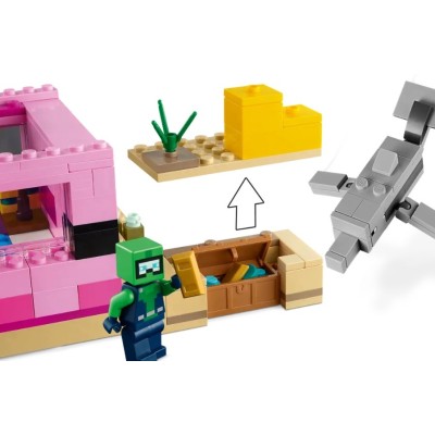 LEGO MINECRAFT LA MAISON AXOLOTL 21247