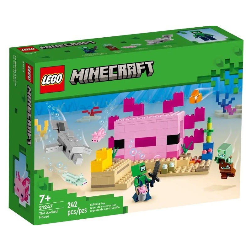 LEGO MINECRAFT LA MAISON AXOLOTL 21247