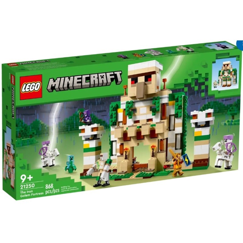 LEGO MINECRAFT LA FORTERESSE DU GOLEM DE FER 21250