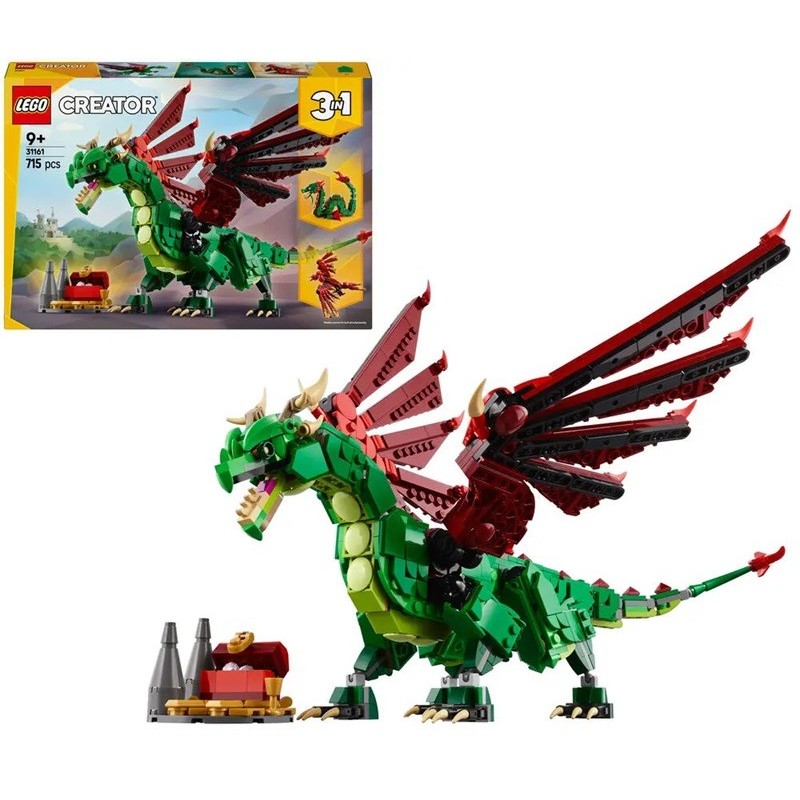 LEGO CREATOR LE DRAGON MEDIEVAL 31161