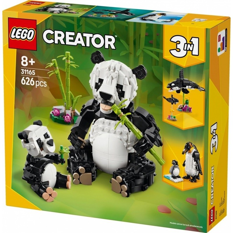LEGO CREATOR ANIMAUX SAUVAGES LA FAMILLE DE PANDAS 31165