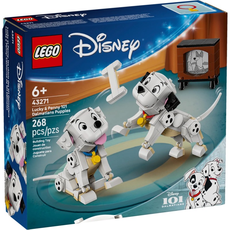 LEGO DISNEY CLASSIC LUCKY ET PENNY LES CHIOTS DES 101 DALMATIENS 43271