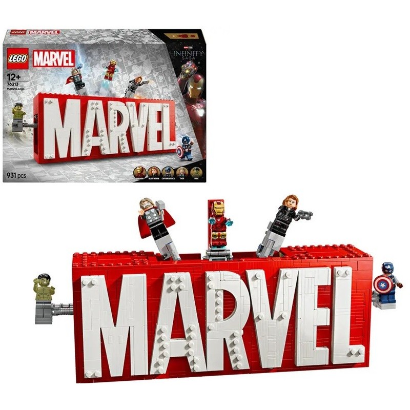 LEGO MARVEL SUPER HEROES LOGO MARVEL ET SES SUPER HEROS 76313