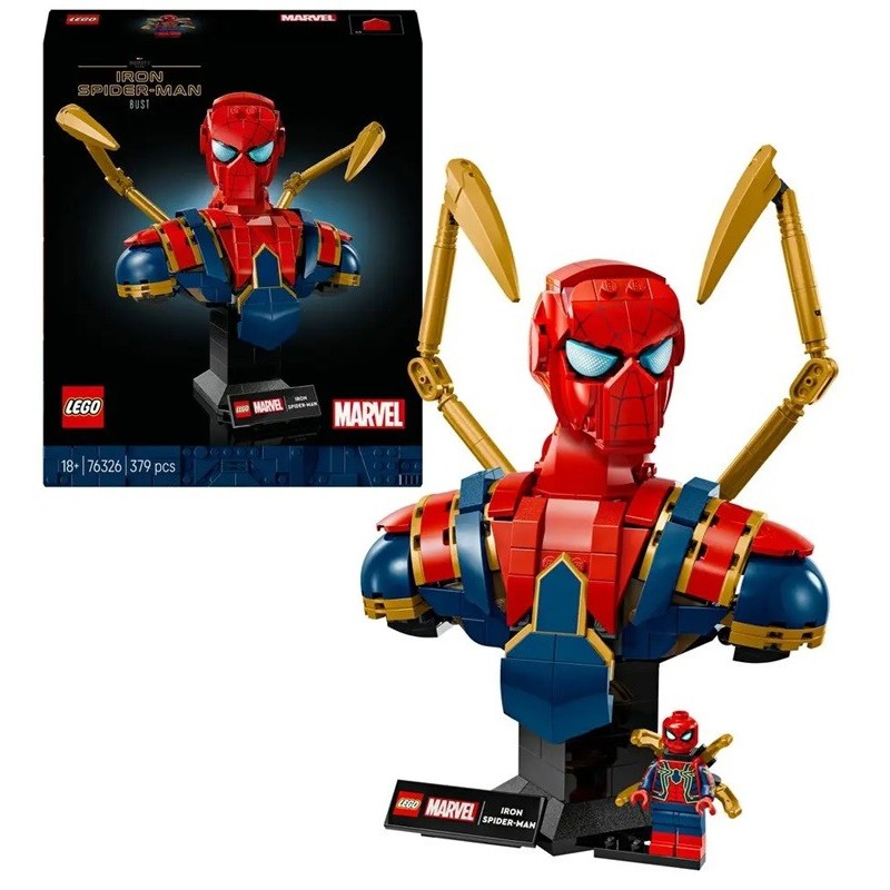LEGO MARVEL SUPER HEROES LE BUSTE D IRON SPIDER MAN 76326