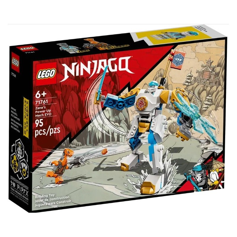 LEGO NINJAGO LE ROBOT DE PUISSANCE DE ZANE EVOLUTION 71761