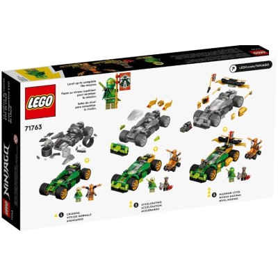 LEGO NINJAGO LA VOITURE DE COURSE DE LLOYD  EVOLUTION 71763