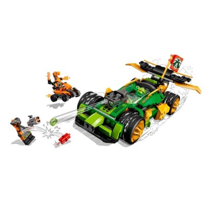 LEGO NINJAGO LA VOITURE DE COURSE DE LLOYD  EVOLUTION 71763