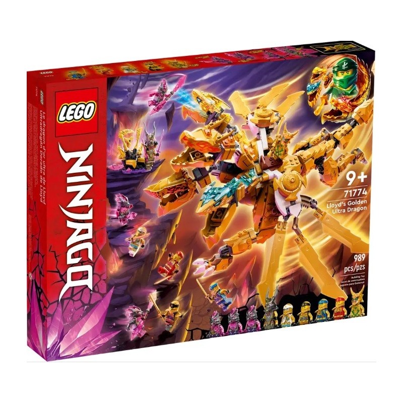 LEGO NINJAGO L ULTRA DRAGON D OR DE LLOYD 71774