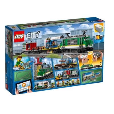 LEGO CITY LE TRAIN DE MARCHANDISES TELECOMMANDE 60198