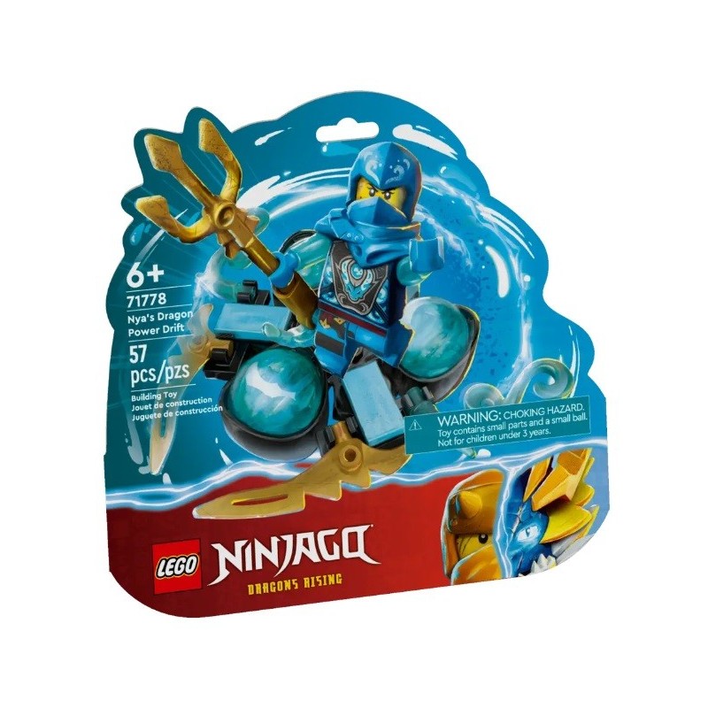 LEGO NINJAGO LE DERAPAGE SPINJITZU LE POUVOIR DU DRAGON DE NYA 71778