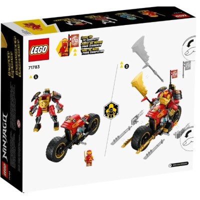 LEGO NINJAGO LA MOTO DUROBOT DE KAIEVOLUTION 71783