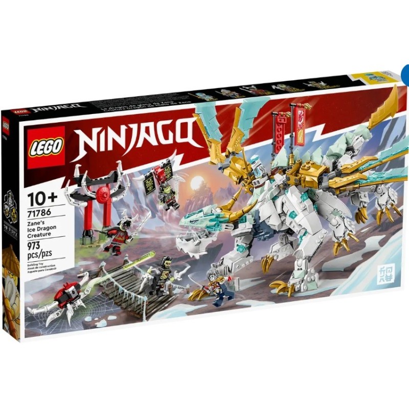 LEGO NINJAGO LA CREATURE DRAGON DE GLACE DE ZANE 71786