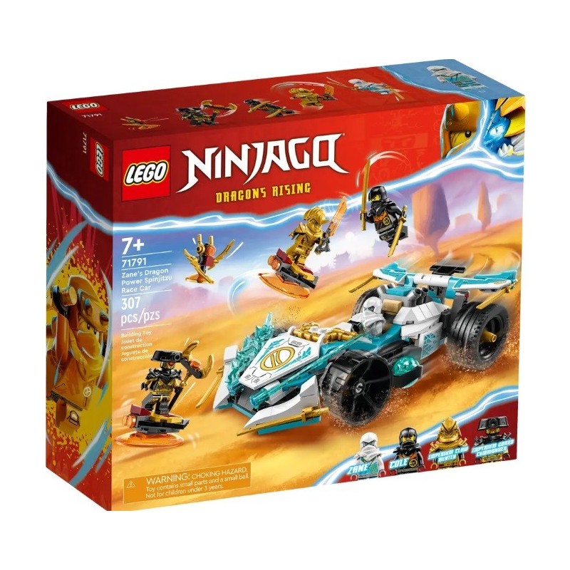 LEGO NINJAGO LA VOITURE DE COURSE SPINJITZU LE POUVOIR DU DRAGO 71791