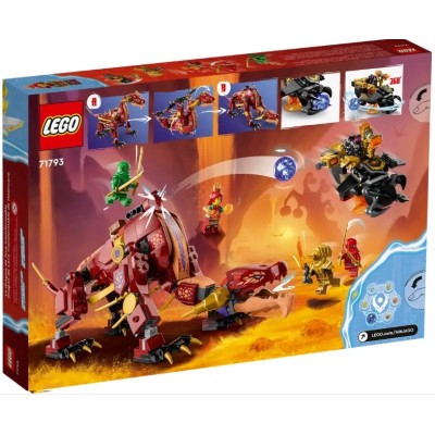 LEGO NINJAGO LE DRAGON DE LAVE TRANSFORMABLE DE HEATWAVE 71793